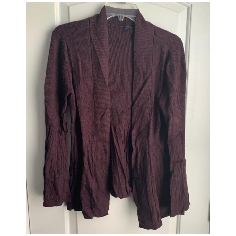 Apt. 9 purple open cardigan